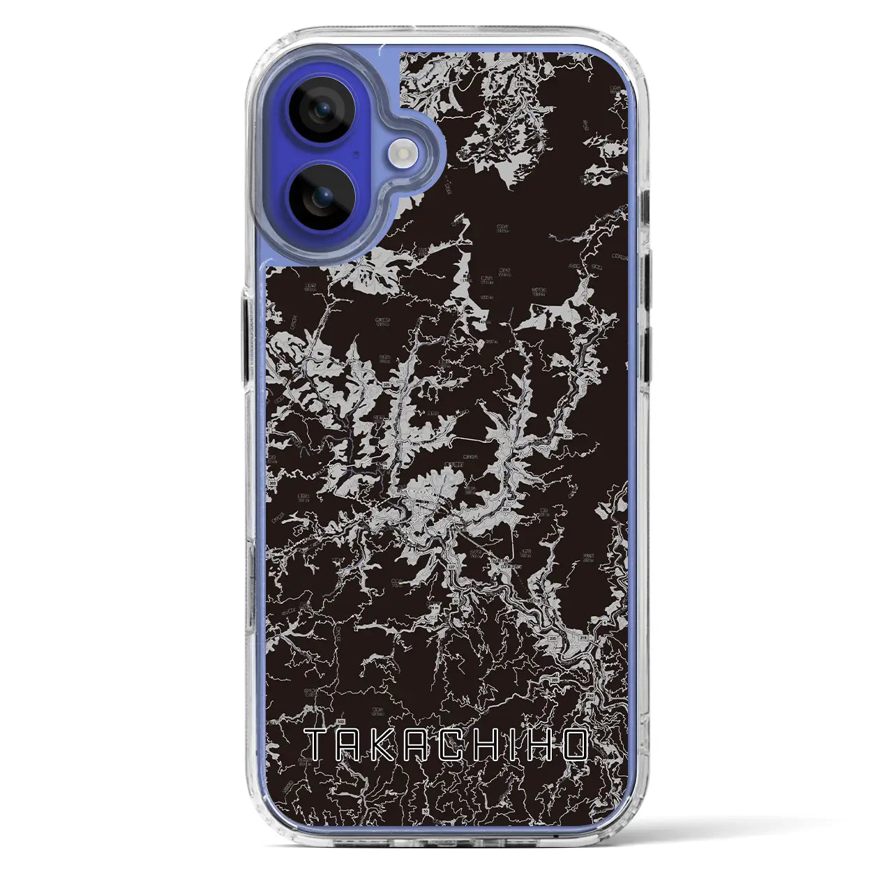 【高千穂（宮崎県）】地図柄iPhoneケース（MagSafeタイプ）