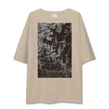 【高千穂（宮崎県）】地図柄ビッグシルエットTシャツ