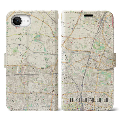 【高田馬場（東京都）】地図柄iPhoneケース（手帳タイプ）