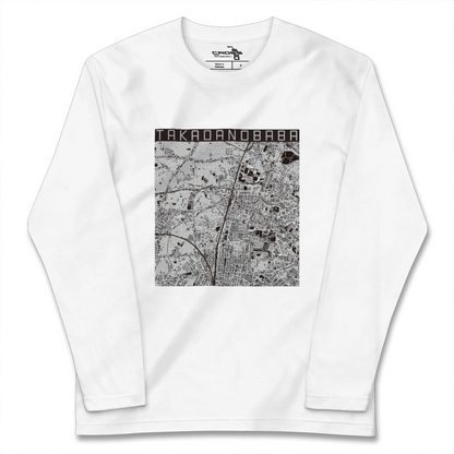【高田馬場（東京都）】地図柄ロングスリーブTシャツ