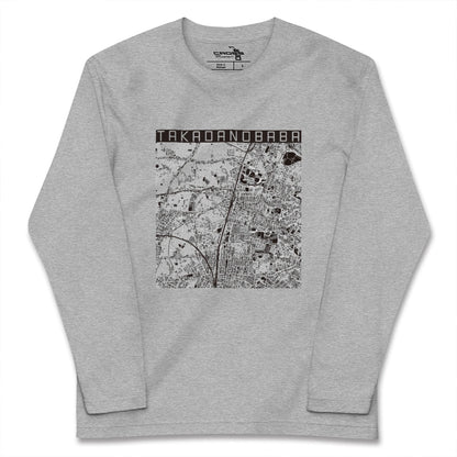 【高田馬場（東京都）】地図柄ロングスリーブTシャツ