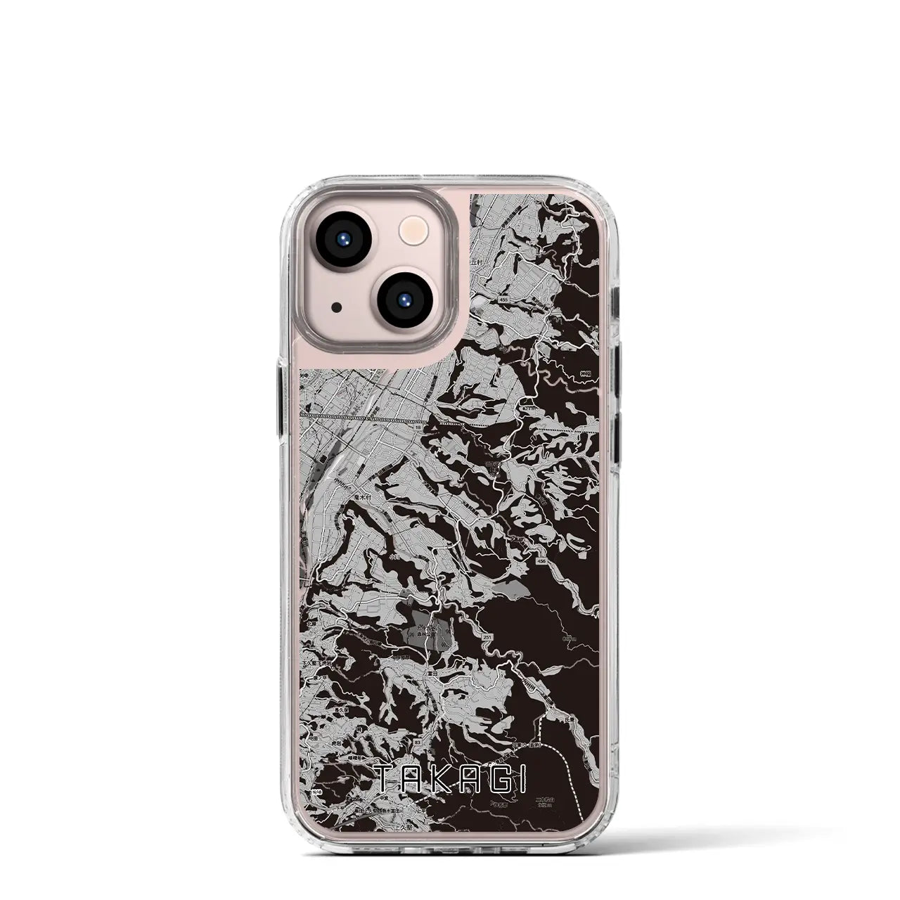 【喬木（長野県）】地図柄iPhoneケース（MagSafeタイプ）