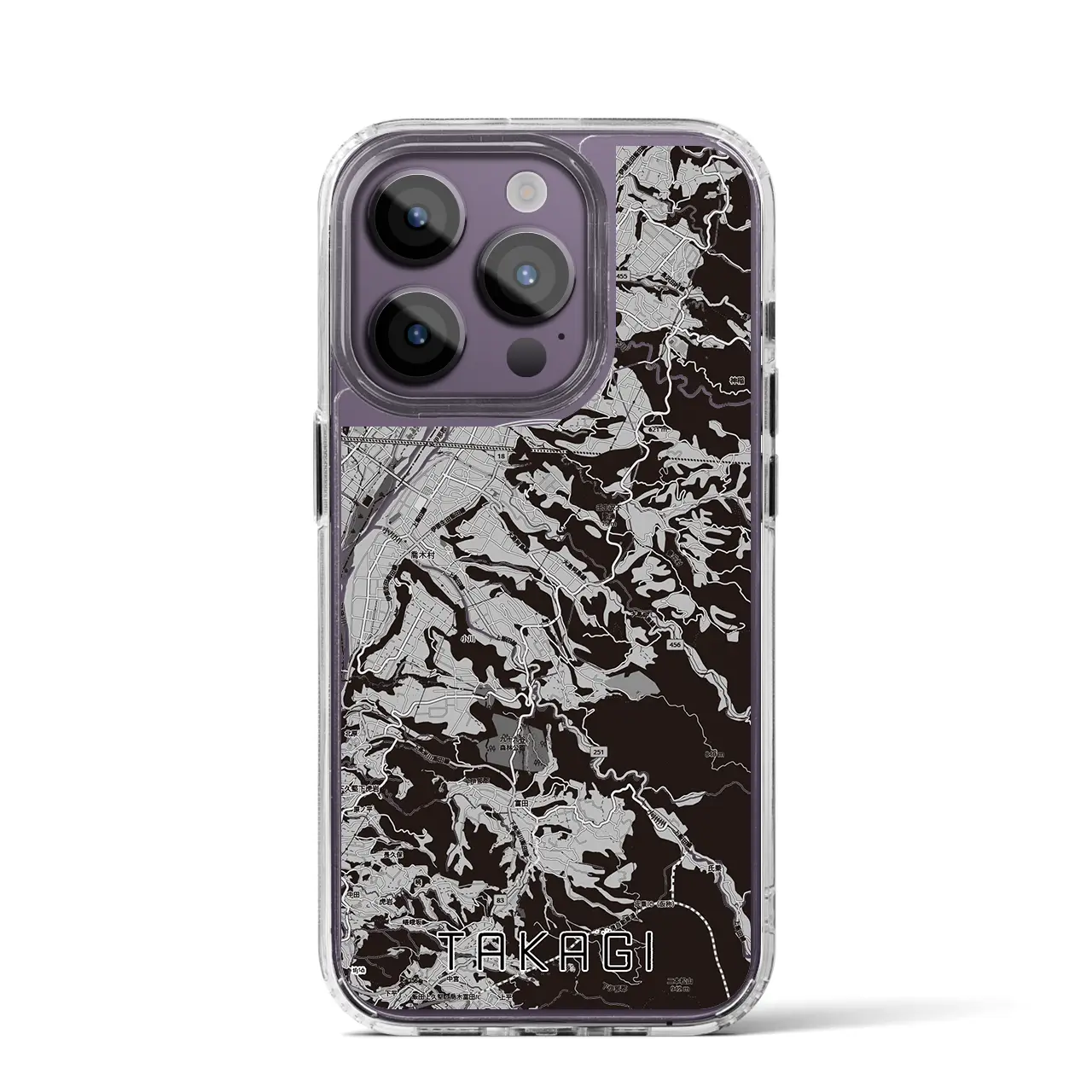 【喬木（長野県）】地図柄iPhoneケース（MagSafeタイプ）