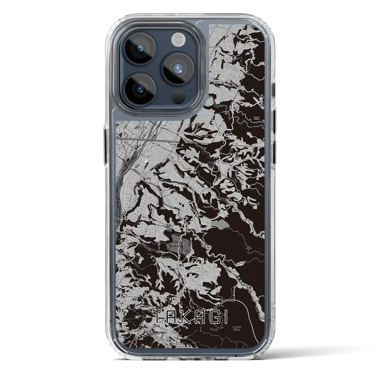 【喬木（長野県）】地図柄iPhoneケース（MagSafeタイプ）