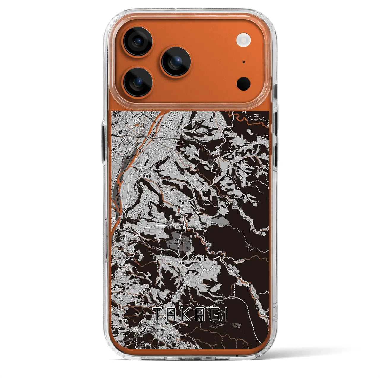 【喬木（長野県）】地図柄iPhoneケース（MagSafeタイプ）