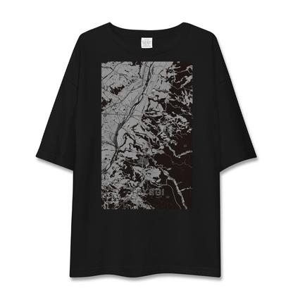 【喬木（長野県）】地図柄ビッグシルエットTシャツ