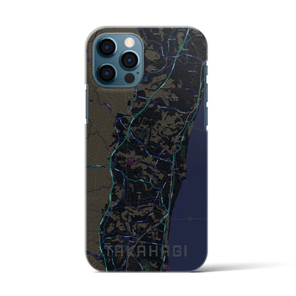 【高萩（茨城県）】地図柄iPhoneケース（バックカバータイプ）