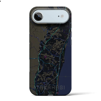 【高萩（茨城県）】地図柄iPhoneケース（バックカバータイプ）