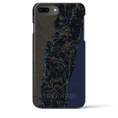 【高萩（茨城県）】地図柄iPhoneケース（バックカバータイプ）