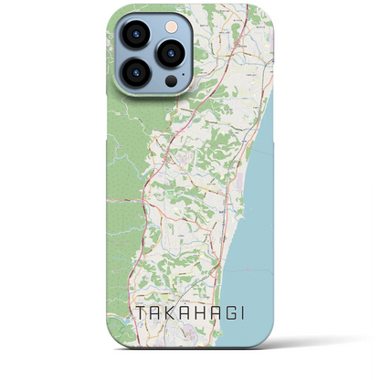 【高萩（茨城県）】地図柄iPhoneケース（バックカバータイプ）