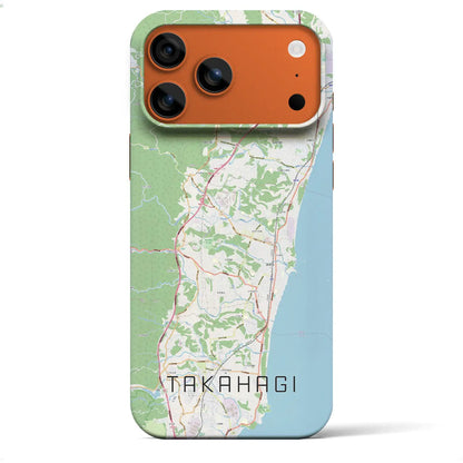【高萩（茨城県）】地図柄iPhoneケース（バックカバータイプ）