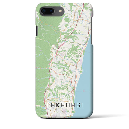 【高萩（茨城県）】地図柄iPhoneケース（バックカバータイプ）