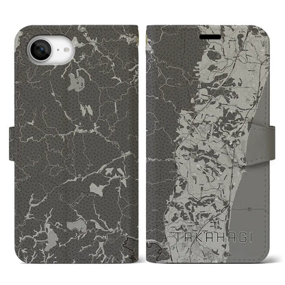 【高萩（茨城県）】地図柄iPhoneケース（手帳タイプ）