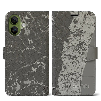 【高萩（茨城県）】地図柄iPhoneケース（手帳タイプ）