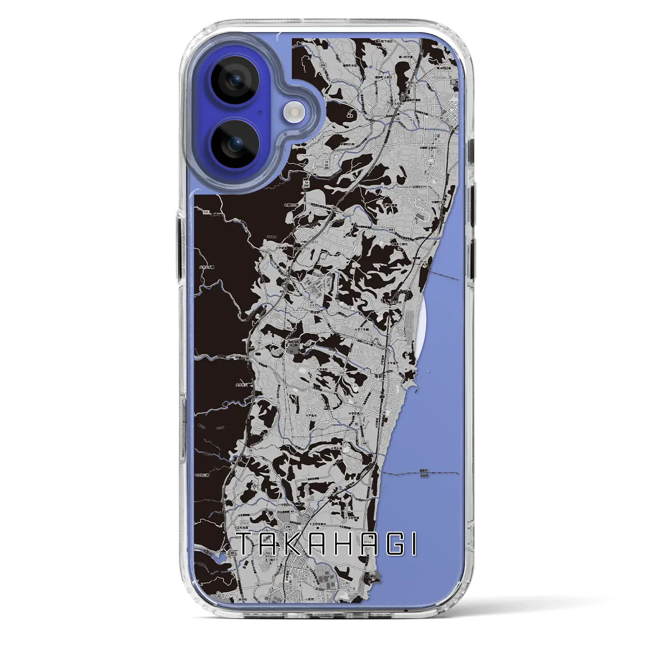 【高萩（茨城県）】地図柄iPhoneケース（MagSafeタイプ）