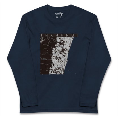 【高萩（茨城県）】地図柄ロングスリーブTシャツ