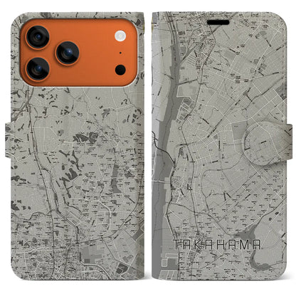 【高浜（愛知県）】地図柄iPhoneケース（手帳タイプ）