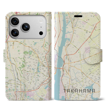 【高浜（愛知県）】地図柄iPhoneケース（手帳タイプ）