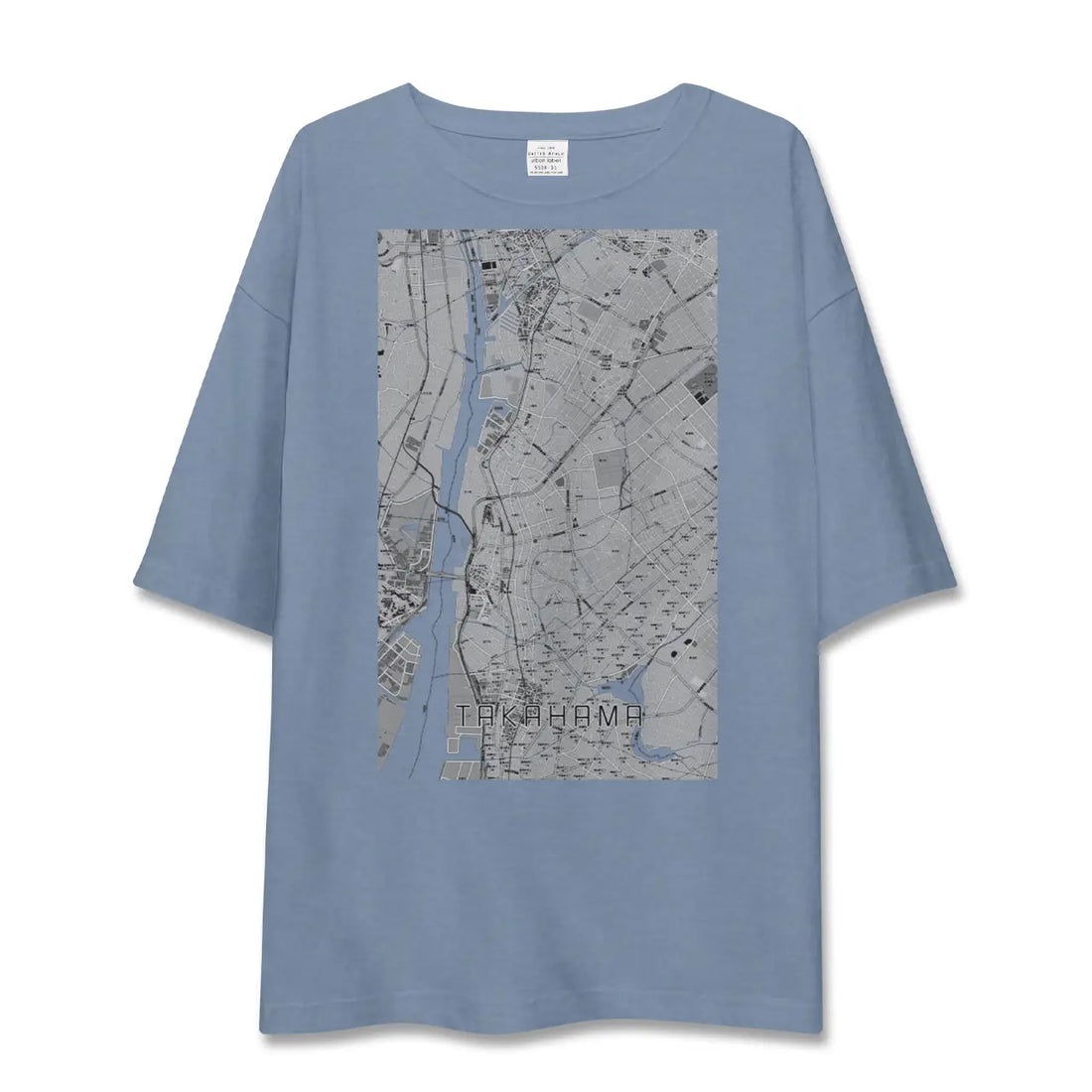 【高浜(愛知県)】地図柄ビッグシルエットTシャツ