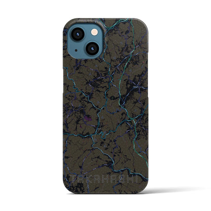 【高梁（岡山県）】地図柄iPhoneケース（バックカバータイプ）