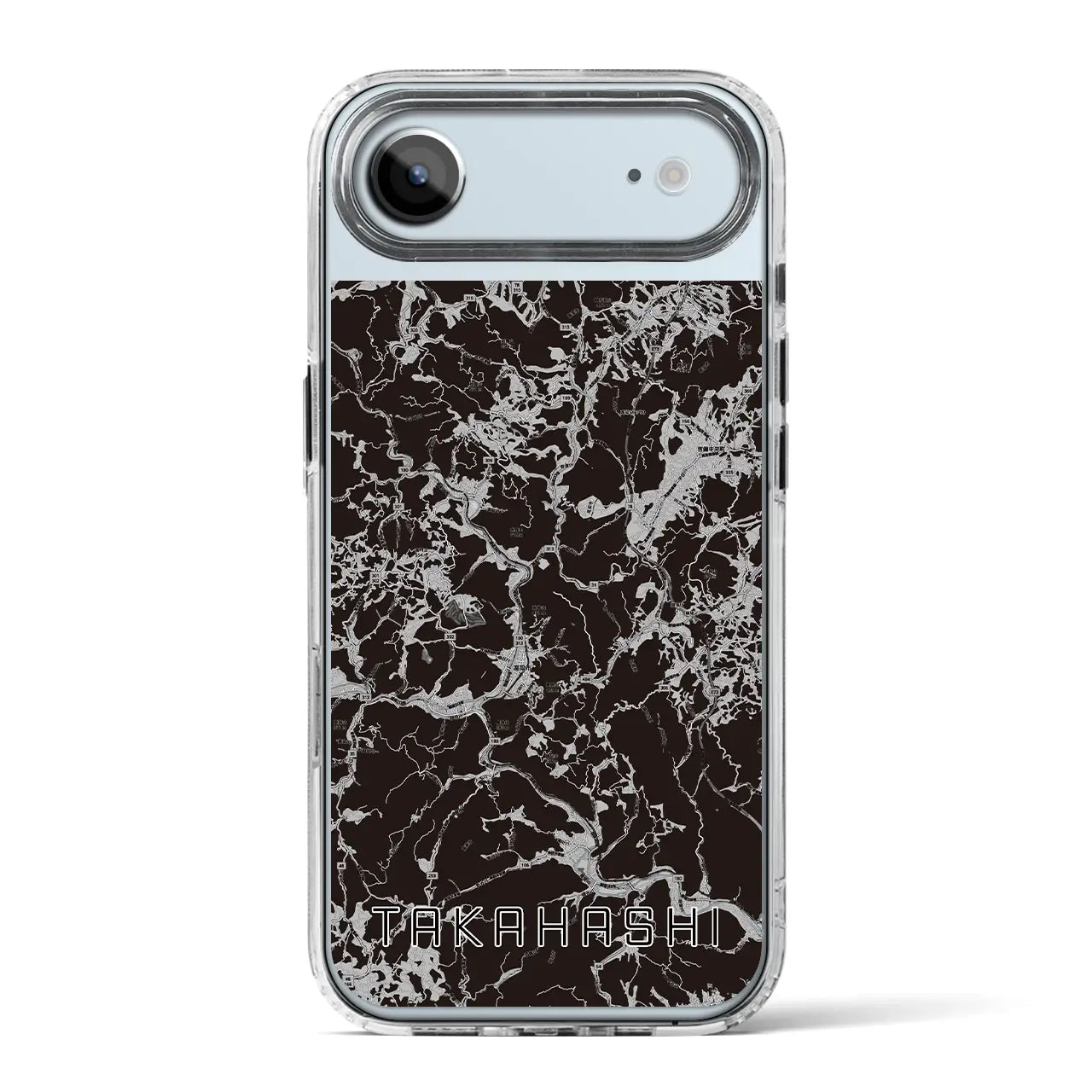 【高梁（岡山県）】地図柄iPhoneケース（MagSafeタイプ）