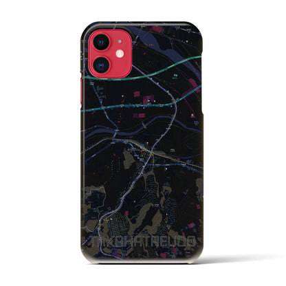 【高幡不動（東京都）】地図柄iPhoneケース（バックカバータイプ）