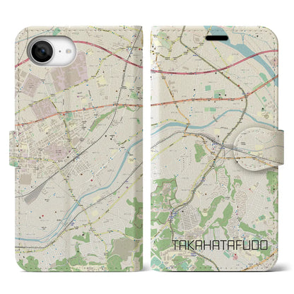 【高幡不動（東京都）】地図柄iPhoneケース（手帳タイプ）