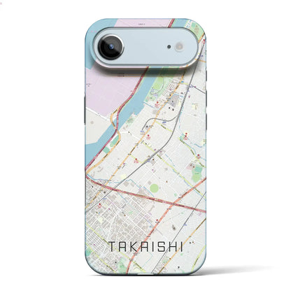 【高石（大阪府）】地図柄iPhoneケース（バックカバータイプ）