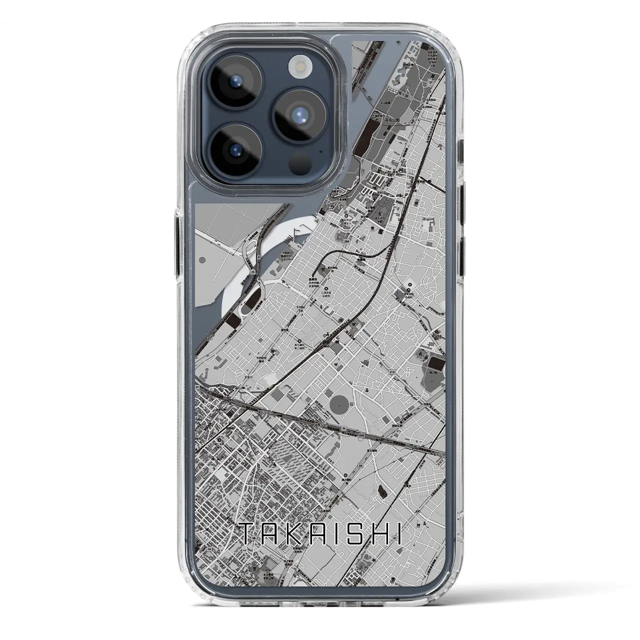 【高石（大阪府）】地図柄iPhoneケース（MagSafeタイプ）