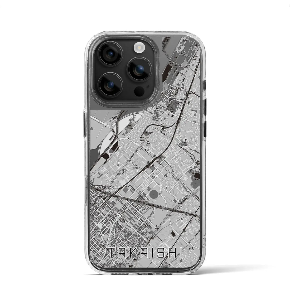【高石（大阪府）】地図柄iPhoneケース（MagSafeタイプ）