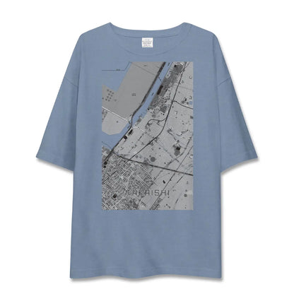 【高石（大阪府）】地図柄ビッグシルエットTシャツ