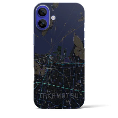 【高松（香川県）】地図柄iPhoneケース（バックカバータイプ）