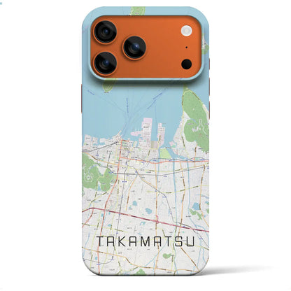 【高松（香川県）】地図柄iPhoneケース（バックカバータイプ）