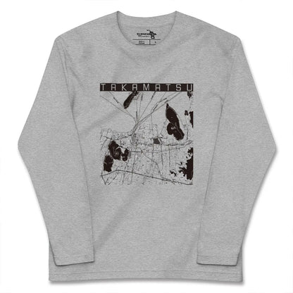 【高松（香川県）】地図柄ロングスリーブTシャツ