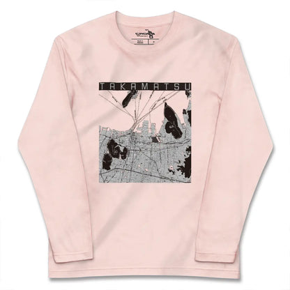 【高松（香川県）】地図柄ロングスリーブTシャツ
