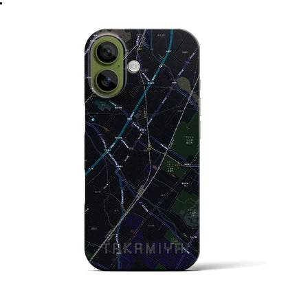 【高宮（滋賀県）】地図柄iPhoneケース（バックカバータイプ）
