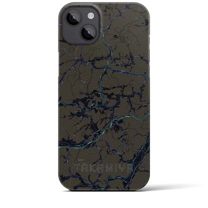 【高宮（広島県）】地図柄iPhoneケース（バックカバータイプ）