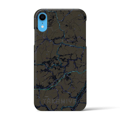 【高宮（広島県）】地図柄iPhoneケース（バックカバータイプ）