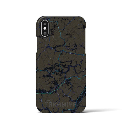 【高宮（広島県）】地図柄iPhoneケース（バックカバータイプ）