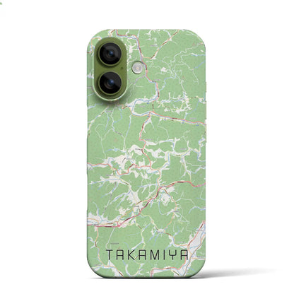 【高宮（広島県）】地図柄iPhoneケース（バックカバータイプ）