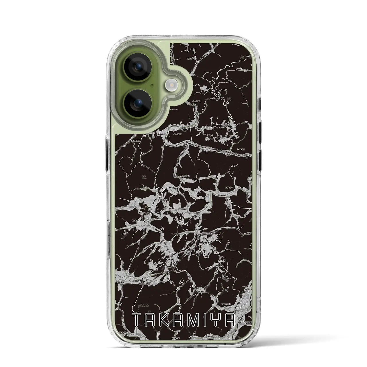 【高宮（広島県）】地図柄iPhoneケース（MagSafeタイプ）