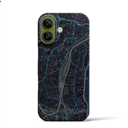 【高輪ゲートウェイ（東京都）】地図柄iPhoneケース（バックカバータイプ）