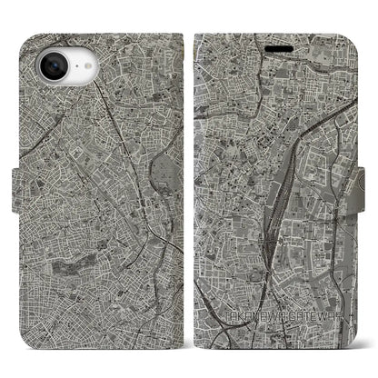 【高輪ゲートウェイ（東京都）】地図柄iPhoneケース（手帳タイプ）