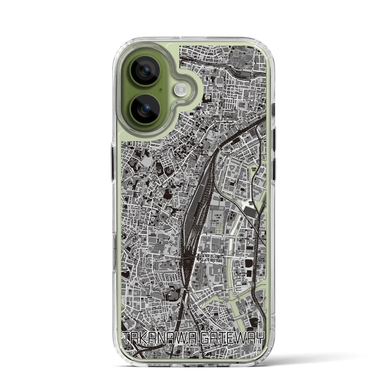 【高輪ゲートウェイ（東京都）】地図柄iPhoneケース（MagSafeタイプ）