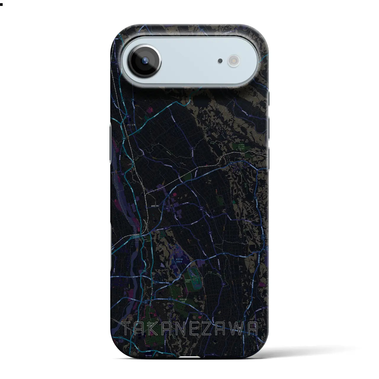 【高根沢（栃木県）】地図柄iPhoneケース（バックカバータイプ）