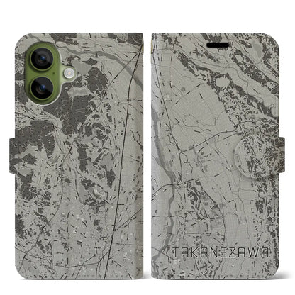 【高根沢（栃木県）】地図柄iPhoneケース（手帳タイプ）