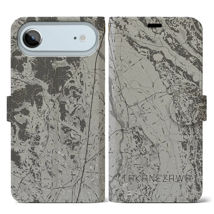 【高根沢（栃木県）】地図柄iPhoneケース（手帳タイプ）