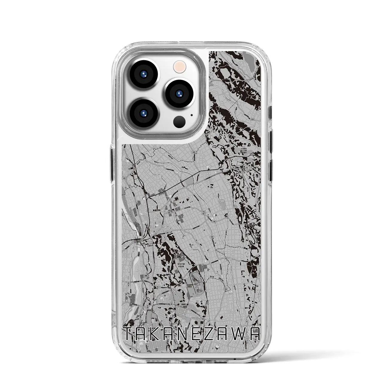 【高根沢（栃木県）】地図柄iPhoneケース（MagSafeタイプ）