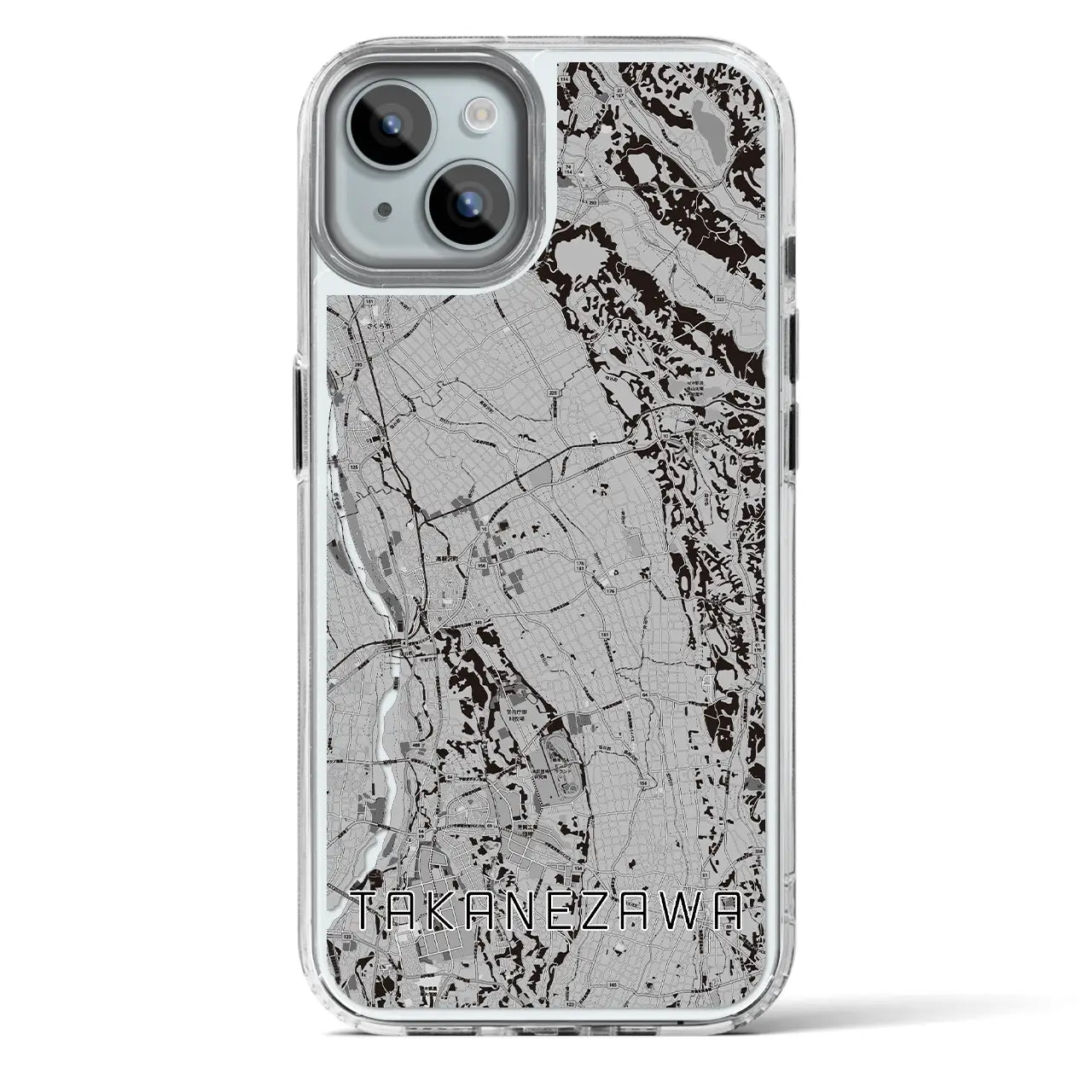 【高根沢（栃木県）】地図柄iPhoneケース（MagSafeタイプ）