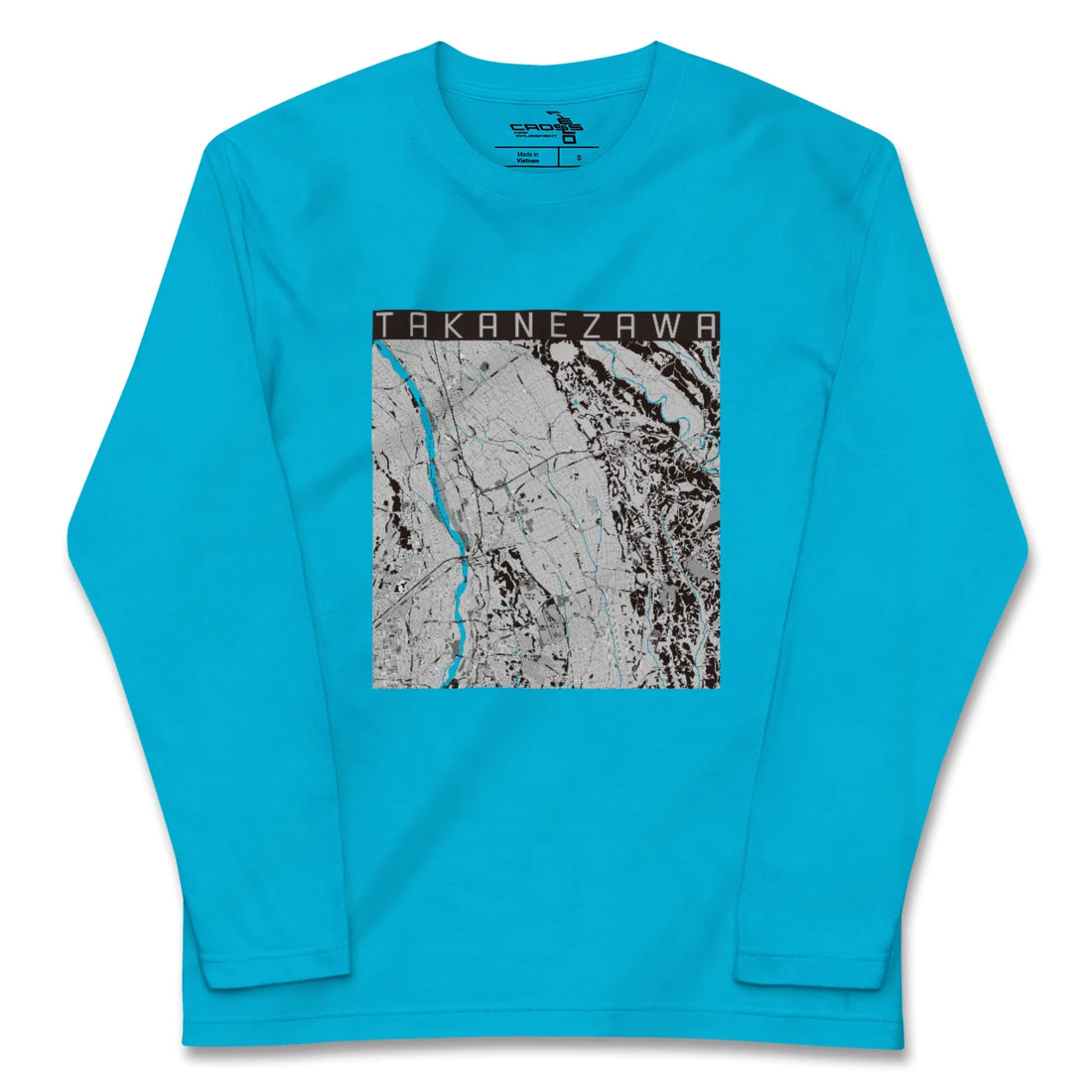 【高根沢(栃木県)】地図柄ロングスリーブTシャツ